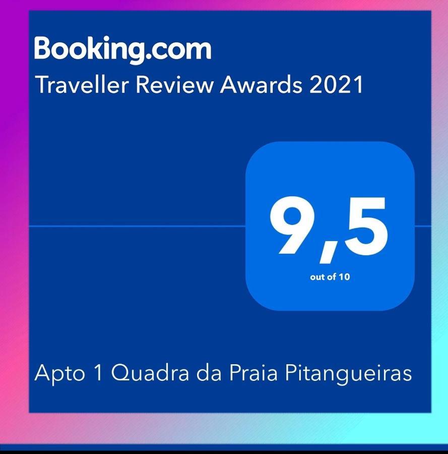 Apto 1 Quadra Da Praia Pitangueiras 瓜鲁雅 外观 照片